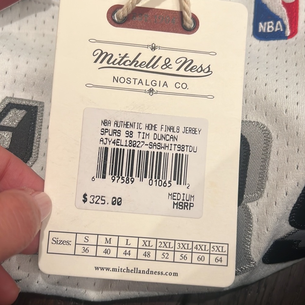 NWT Mens NBA Authentic Jersey - Picture 4 of 6
